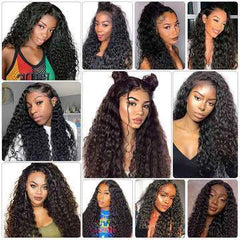 14A 13x4 Frontal Wigs Water Wave