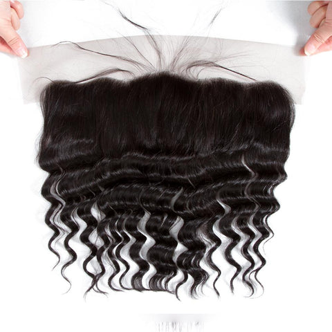 12A Virgin Remy Loose Deep Frontal